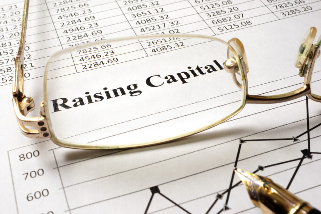 raising capital sign