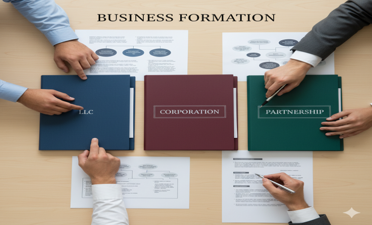 Understanding Business Formation: LLC vs. Corporation vs. Partnership